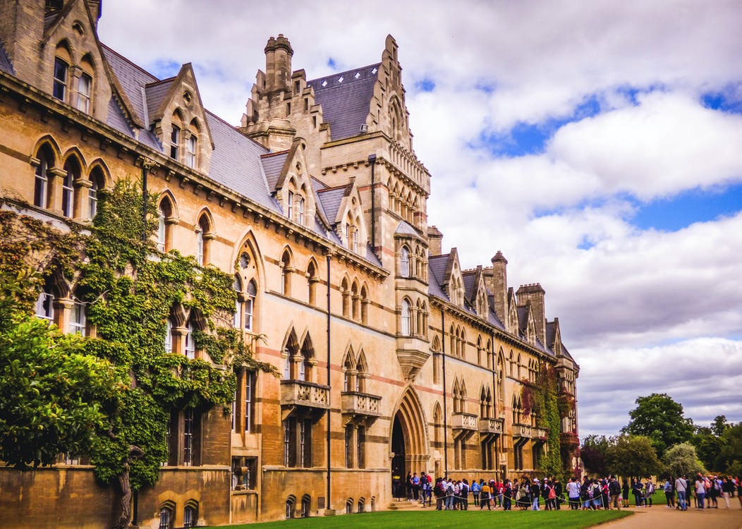 An old fashioned university building