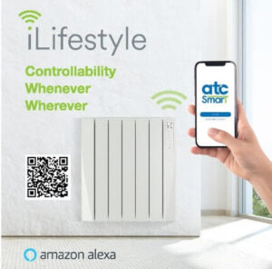 Displays a QR code for connecting to the app